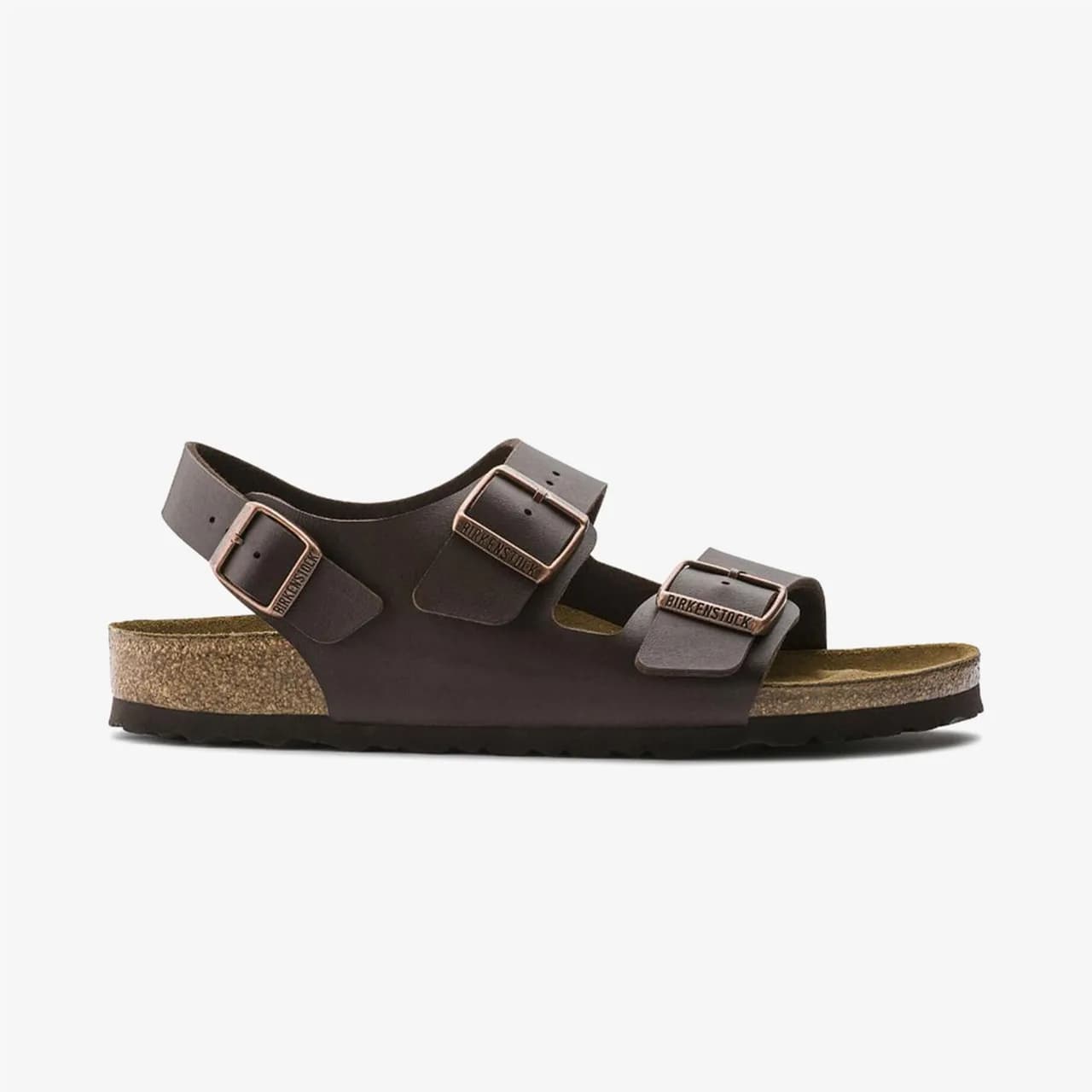 Birkenstock Milano Bf Erkek Kahverengi Sandalet — görsel 1