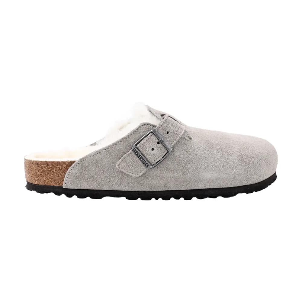 Birkenstock Boston 1017650 Unisex Terlik Gri — görsel 1