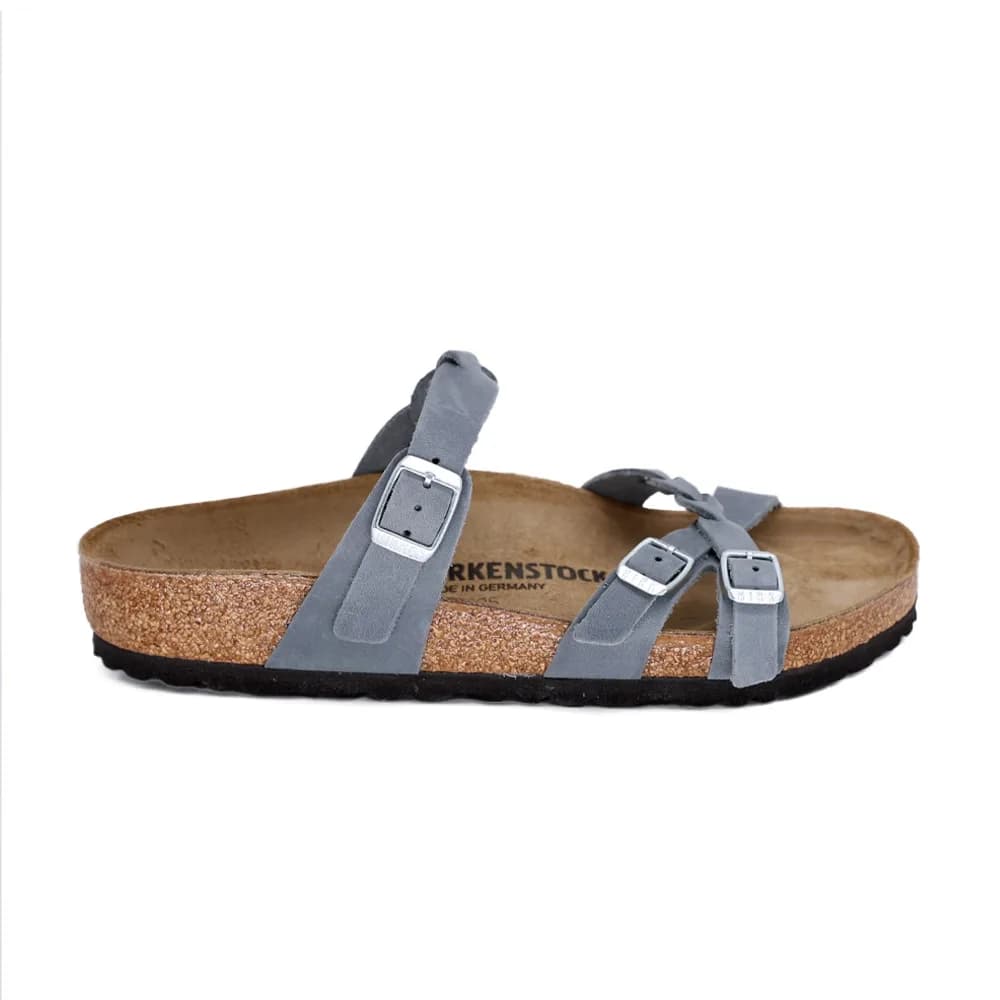 Birkenstock Franca Braided 1029098 Kadın Terlik Gri — görsel 1