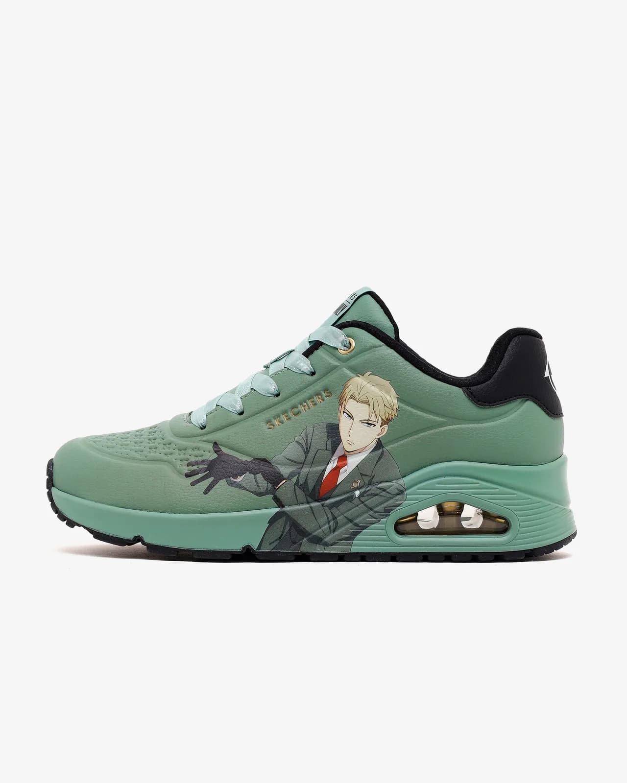Uno - Spy Family Air Kadın Yeşil Sneakers 177897-GNBK