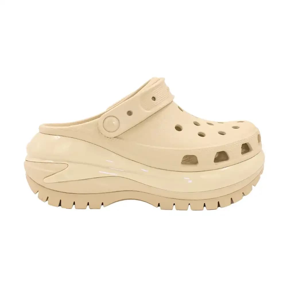 Crocs Classic Mega Crush Clog 207988-2Y2 Kadın Terlik Bej