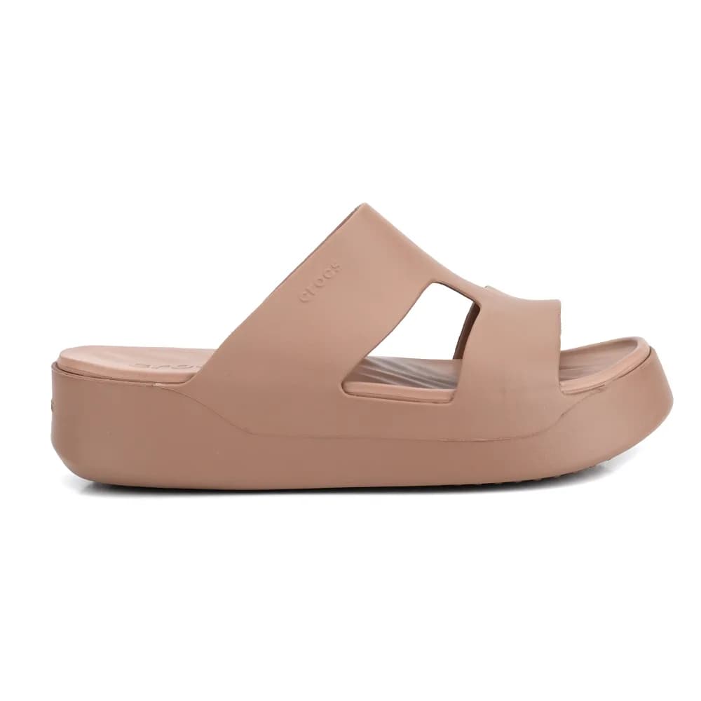 Crocs Getaway Platform H-Strap 209409-2Q9 Kadın Terlik Açık Kahverengi — görsel 1
