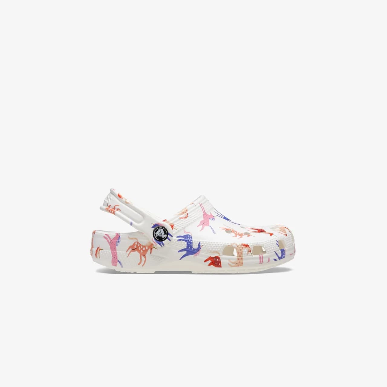 Crocs Classic Character Print K Çocuk Beyaz Terlik — görsel 1