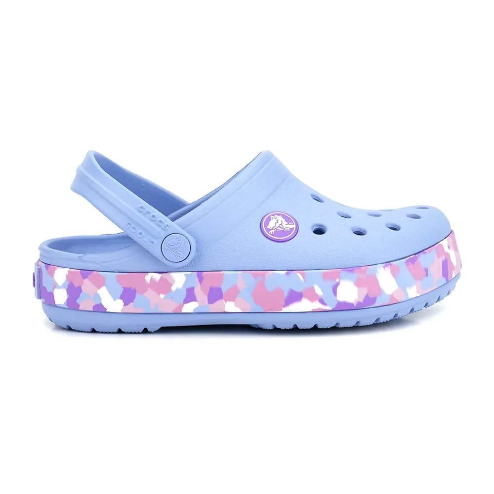 Crocs Crocband Glow Confetti Band 212523-4ZA Çocuk Terlik Lila — görsel 1