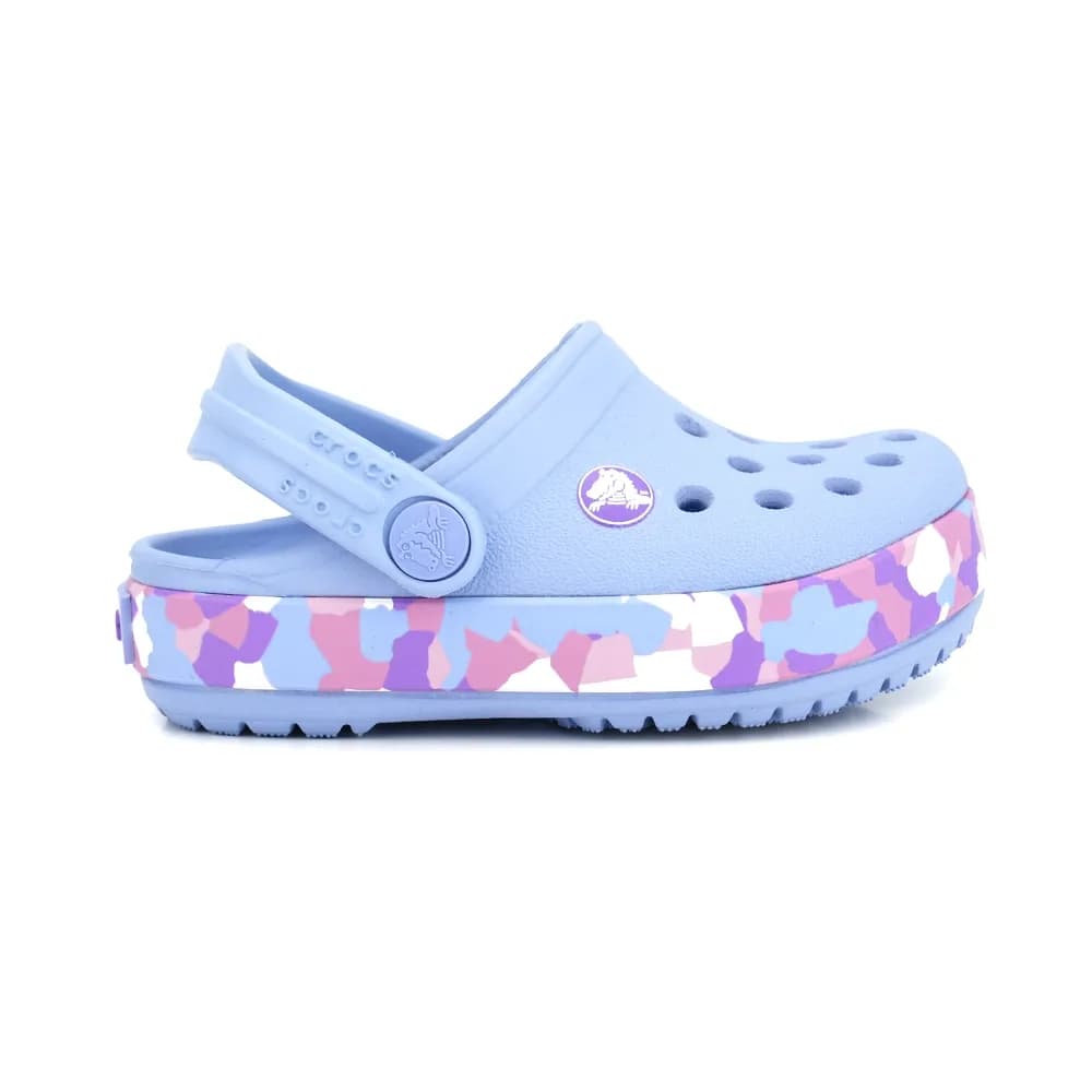 Crocs Crocband Glow Confetti Band 212524-4ZA Çocuk Terlik Mavi — görsel 1