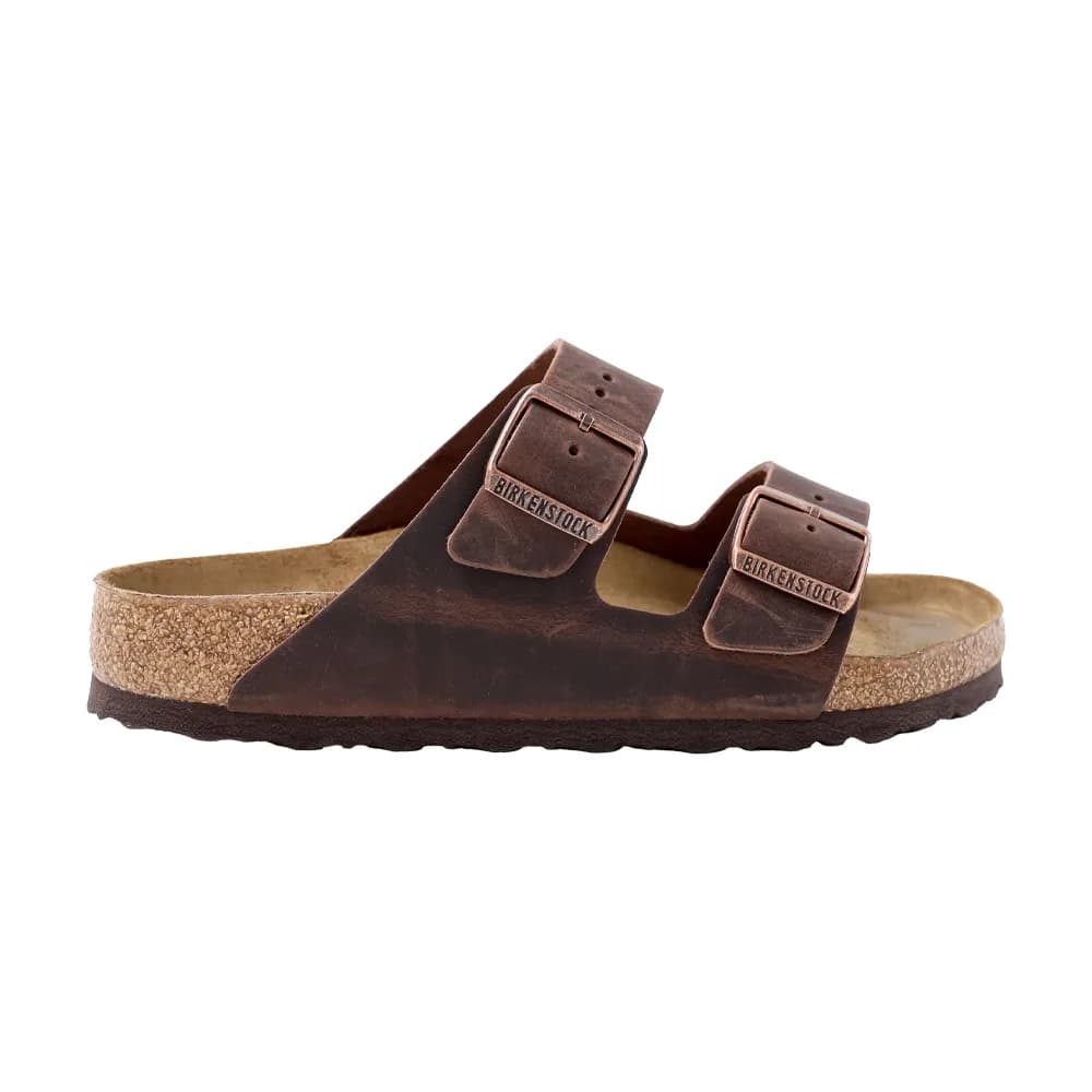 Birkenstock Arizona SFB Oiled Leather 452761 Unisex Terlik Kahverengi