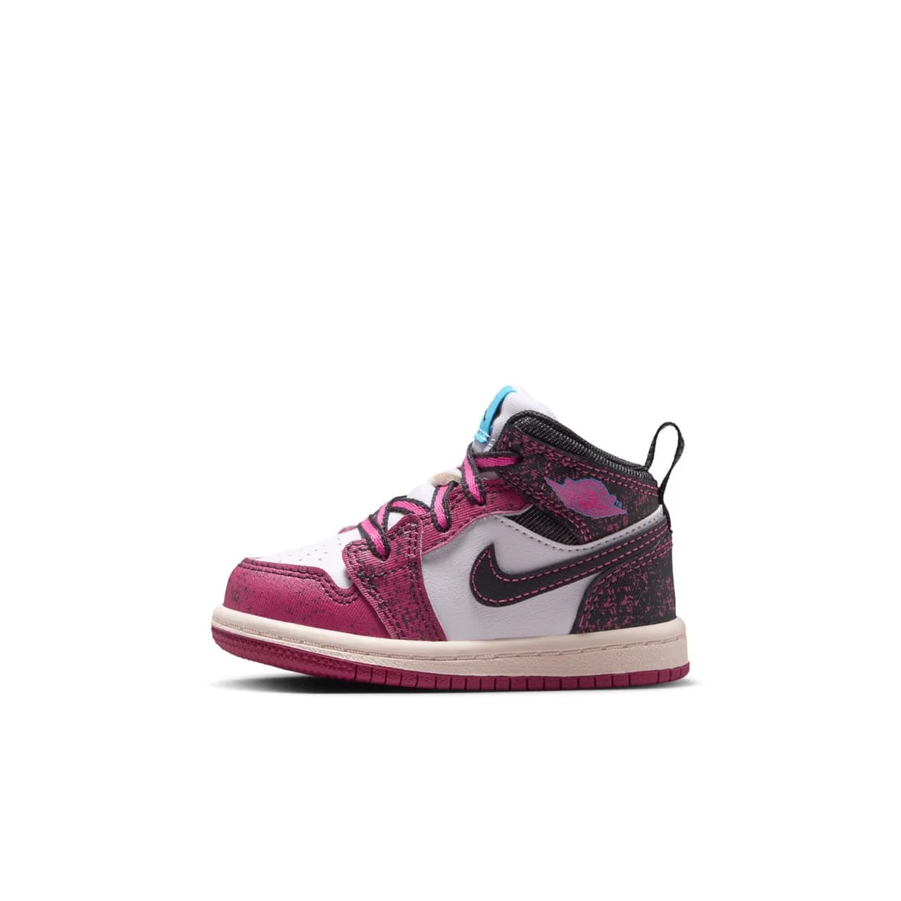 Jordan 1 Mid Se Td Çocuk Pembe Basketbol Ayakkabısı