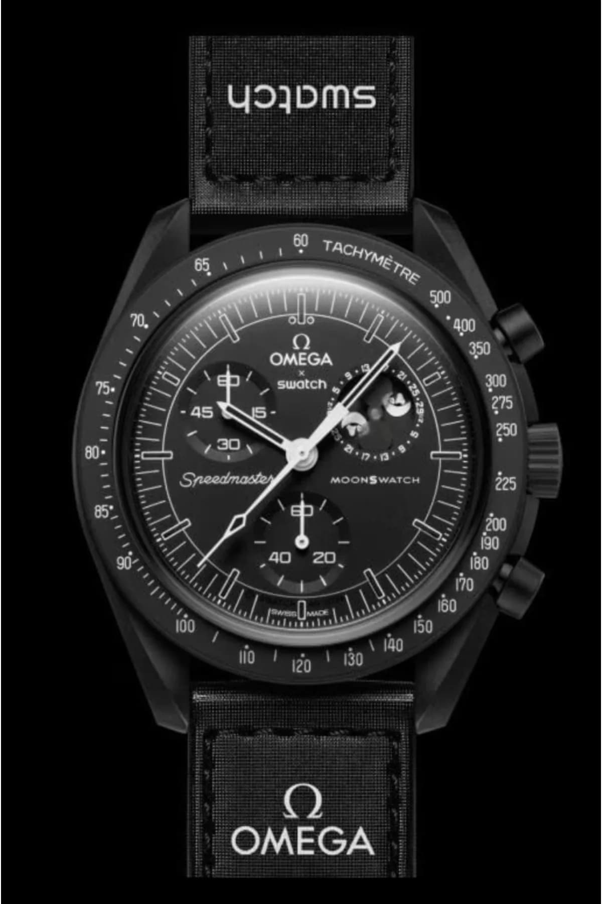 OMEGA X MISSION TO THE MOONPHASE - NEW MOON SO33B700
