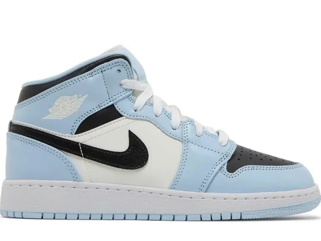 Air Jordan 1 Mid Ice Blue GS — görsel 1