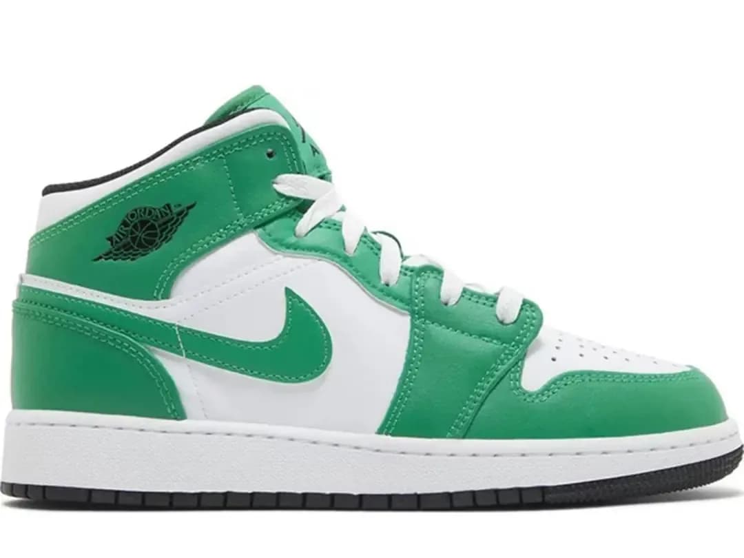 Air Jordan 1 Mid Lucky Green Gs — görsel 1