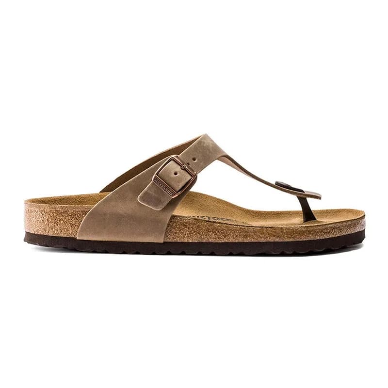 Birkenstock Gizeh Leoi Unisex Terlik Kahverengi görsel 1