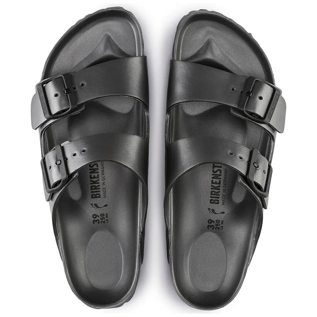 Birkenstock Arizona Eva Kadın Metalik Antrasit Terlik — Gri · 1001498 (9/10)