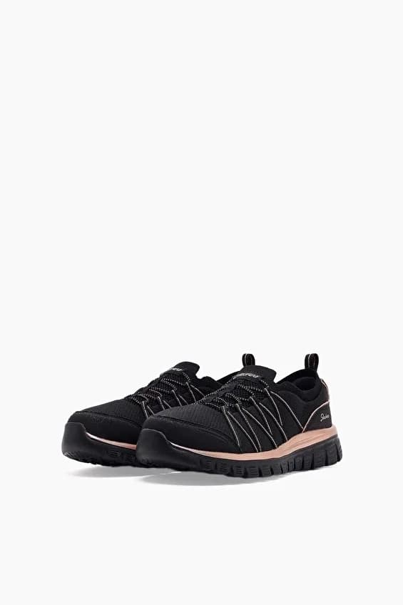 Skechers Kadın Graceful Ayakkabı Siyah/pembe · 100888-BKRG (4/6)