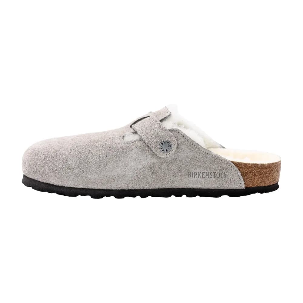 Birkenstock Boston Unisex Terlik Gri görsel 1