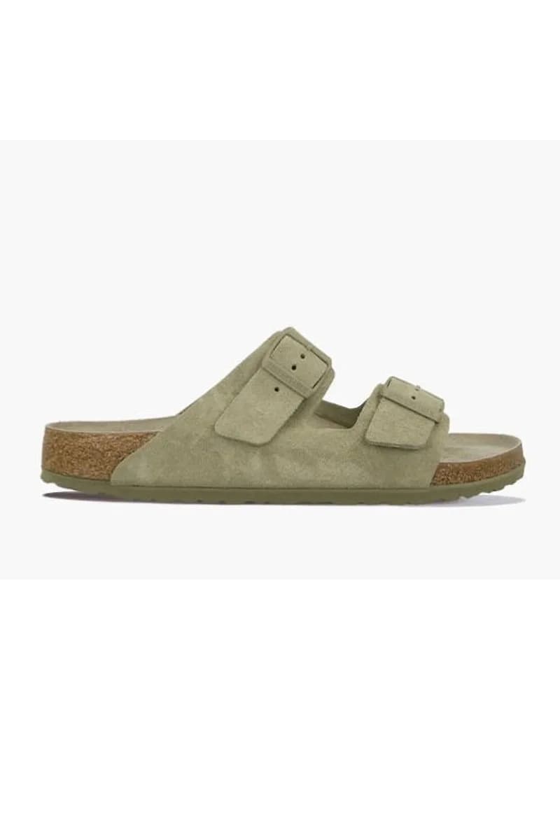 Birkenstock Arizona SFB Leve Unisex Terlik Yeşil