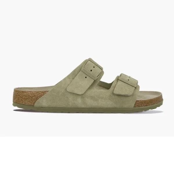 Birkenstock Arizona SFB Leve Unisex Terlik Yeşil