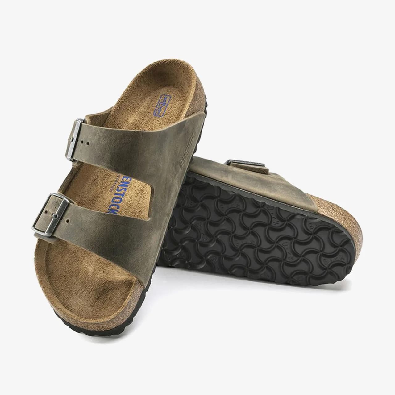 Birkenstock Arizona Unisex Terlik Haki — Yeşil · 1019377 (6/8)