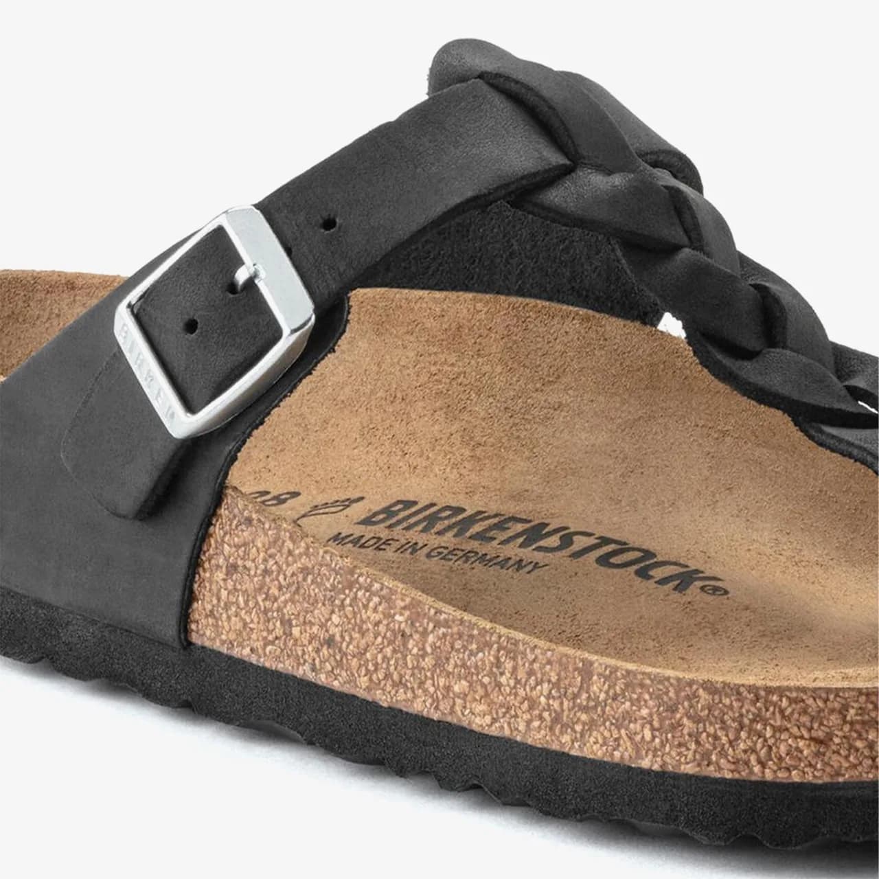 Birkenstock Gizeh Leoi Braided Kadın Siyah Terlik · 1021349 (6/6)