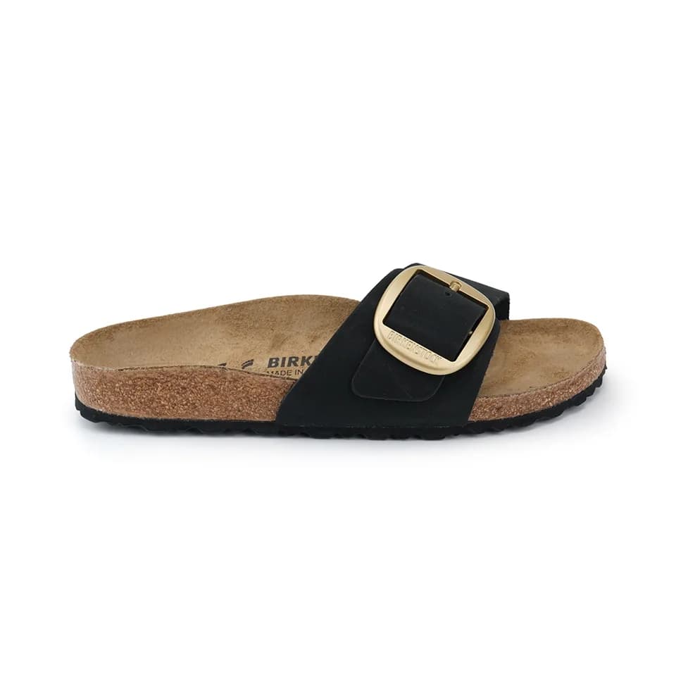 Birkenstock Madrid Bb Lenb Kadın Terlik Siyah görsel 1