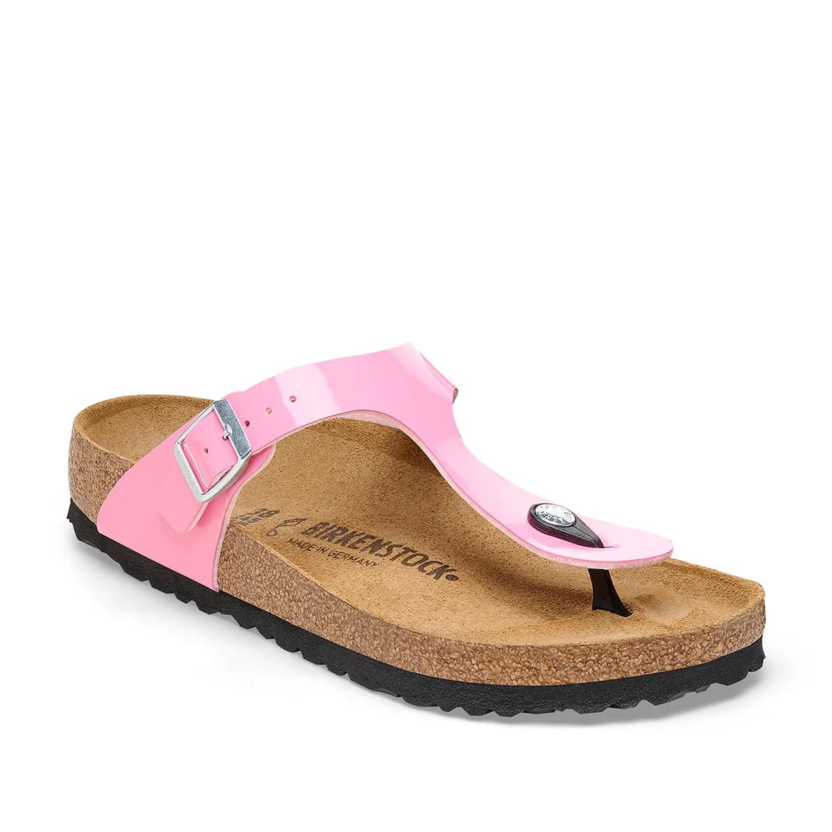 Birkenstock Gizeh Bf Patent Kadın Pembe Terlik görsel 1
