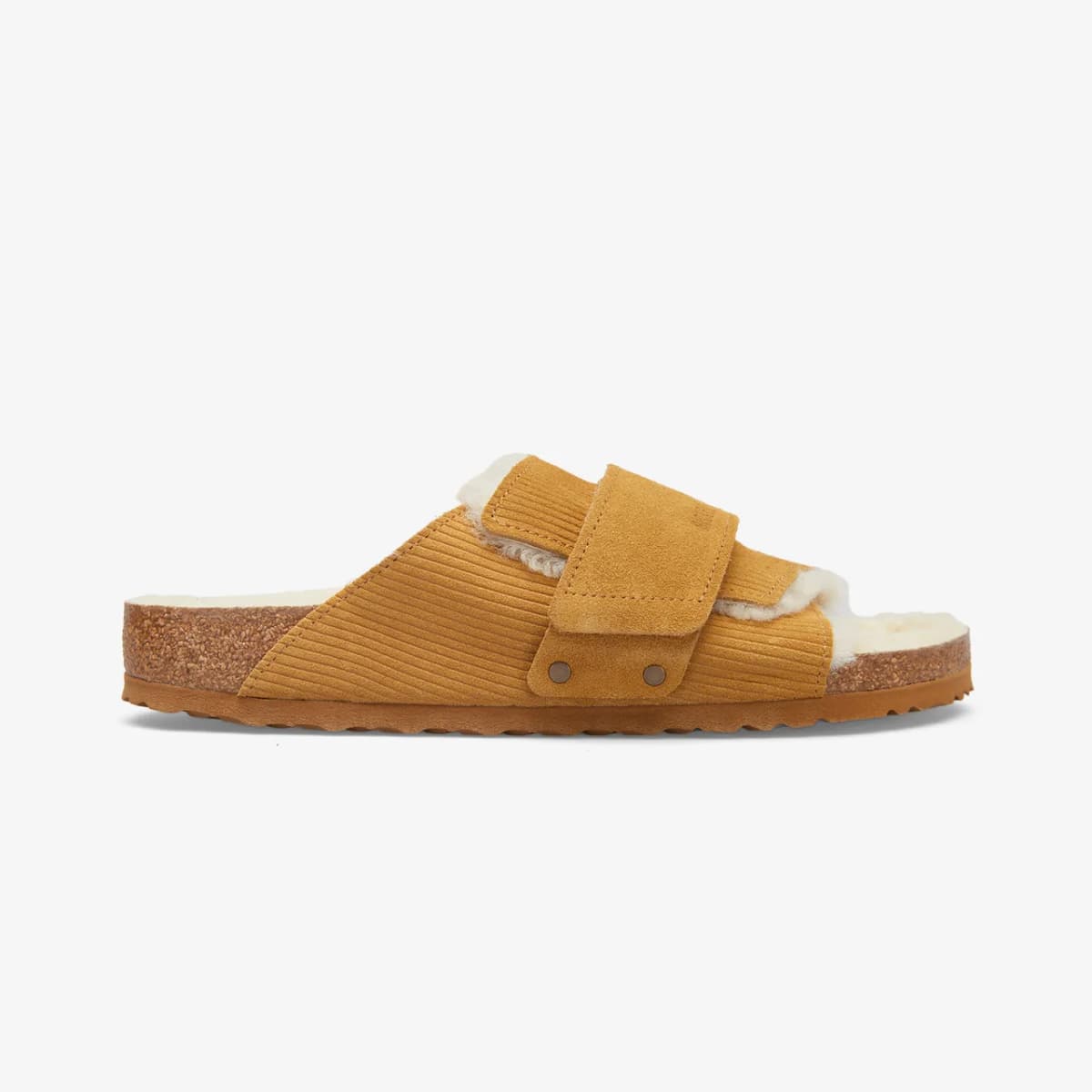 Birkenstock Kyoto Teddy Gepragt Erkek Kahverengi Terlik