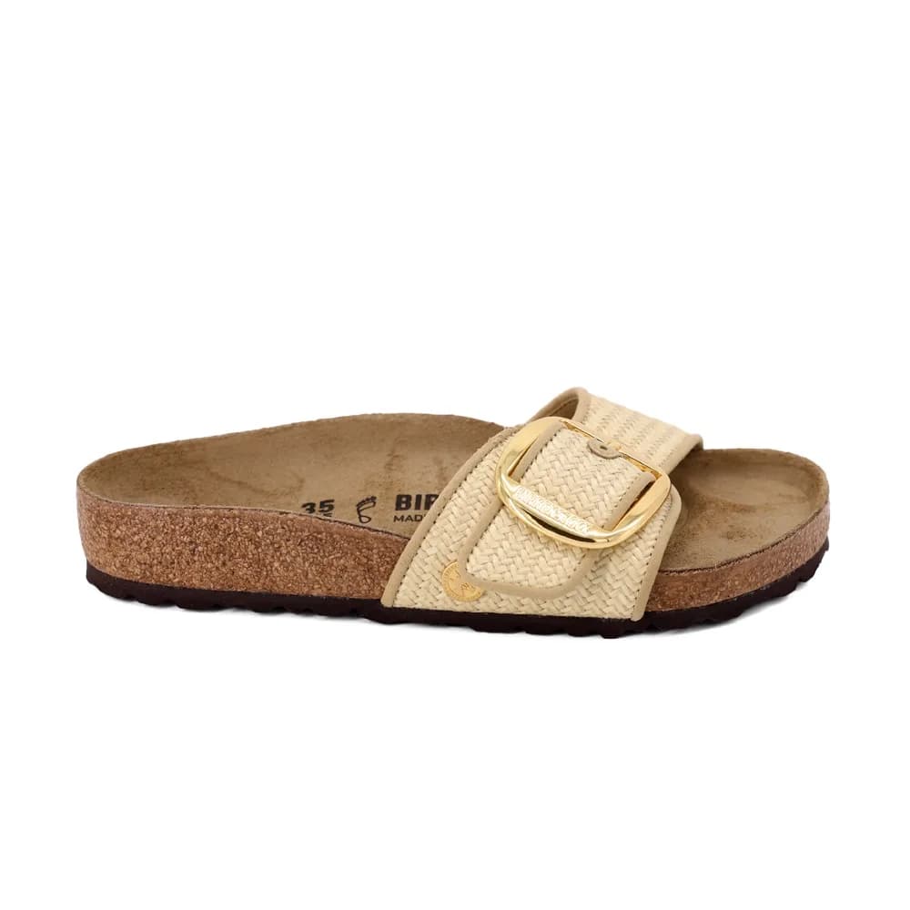 Birkenstock Madrid Big Buckle Kadın Terlik Bej görsel 1