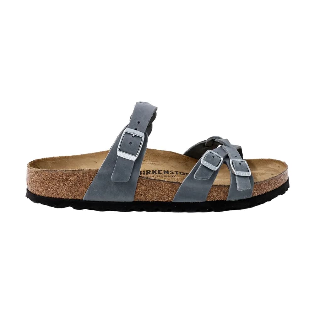 Birkenstock Franca Braided Kadın Terlik Gri görsel 1