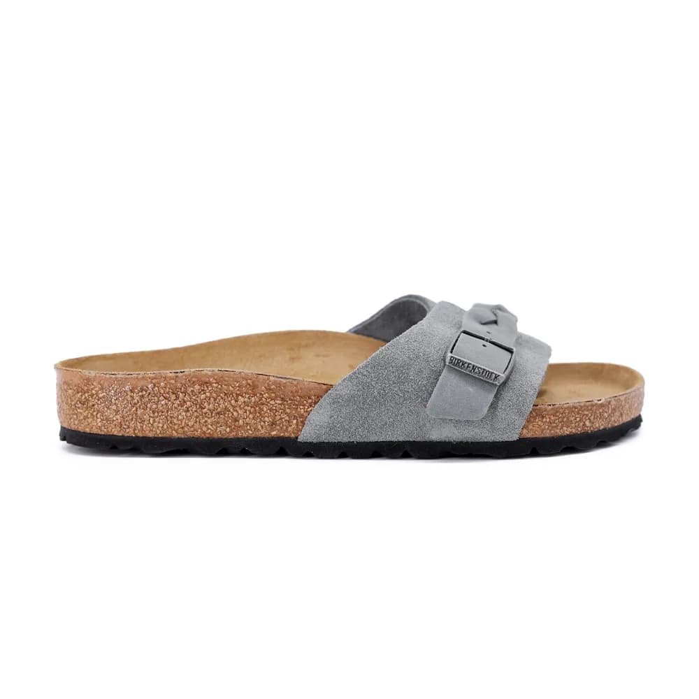 Birkenstock Oita Braided Leoi Leve Kadın Terlik Gri görsel 1