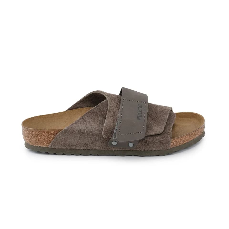 Birkenstock Kyoto Lenb Leve Unisex Terlik Gri