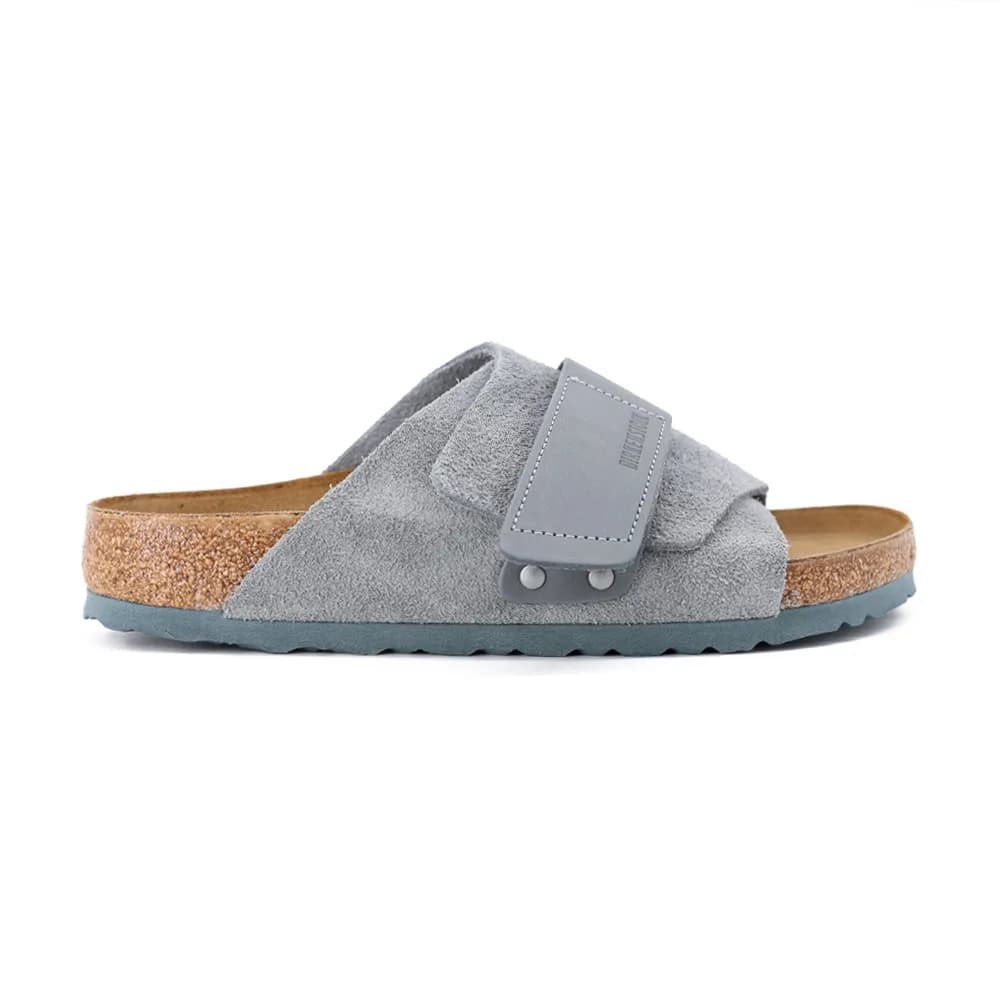 Birkenstock Kyoto Lenb Leve Unisex Terlik Gri