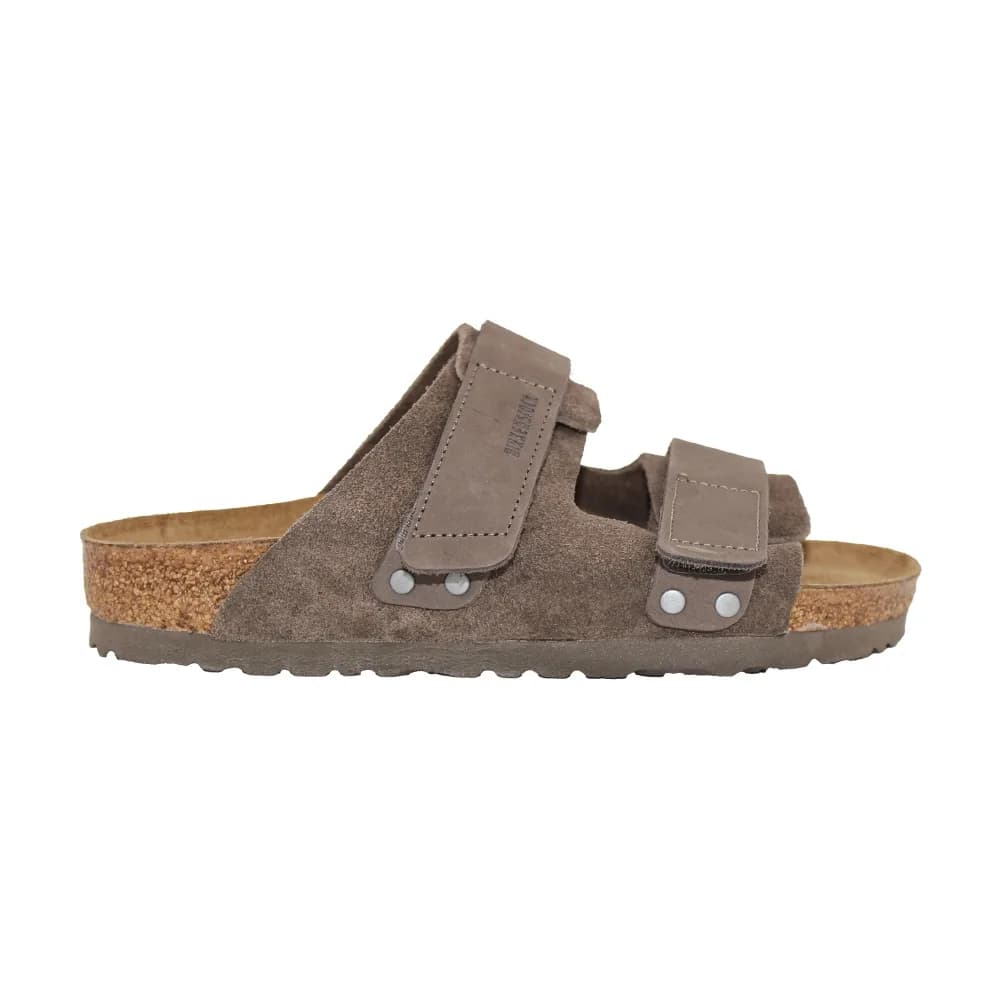 Birkenstock Uji Lenb Leve Unisex Terlik Gri görsel 1