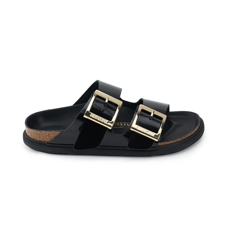 Birkenstock Arizona Duplet Buckle Kadın Terlik Siyah