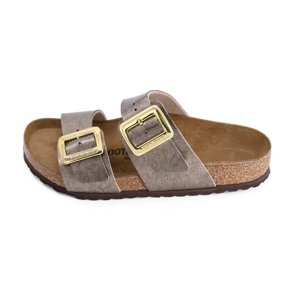 Birkenstock Sydney Cushion Buckle Kadın Terlik Bronz