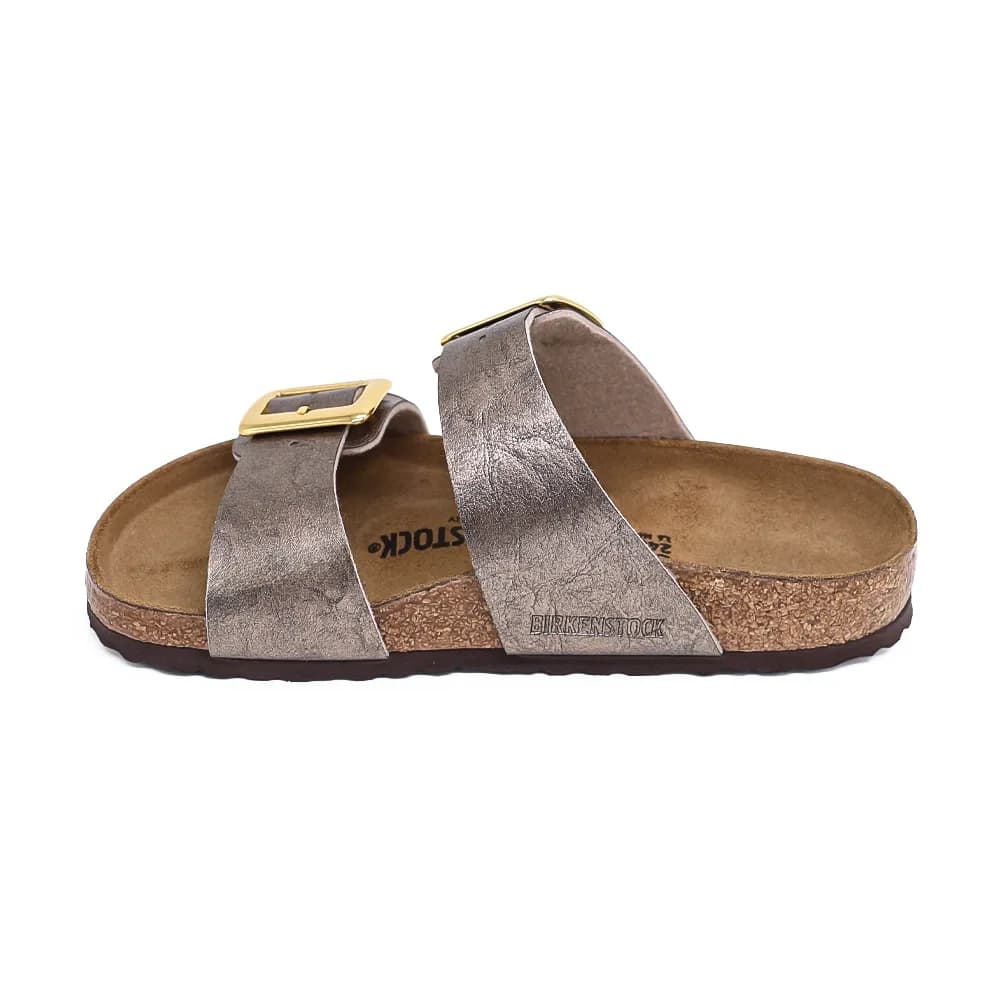 Birkenstock Sydney Cushion Buckle Kadın Terlik Bronz — Çok Renkli