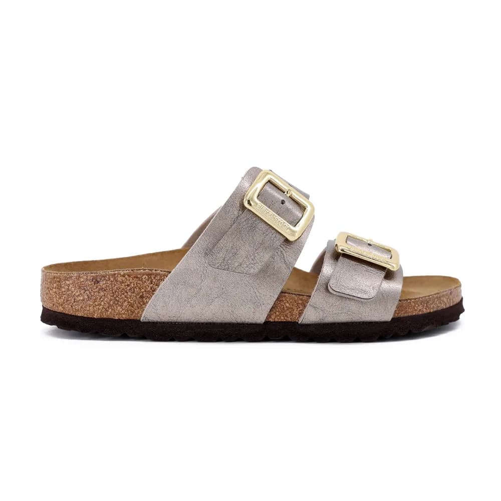 Birkenstock Sydney Cushion Buckle Kadın Terlik Bronz