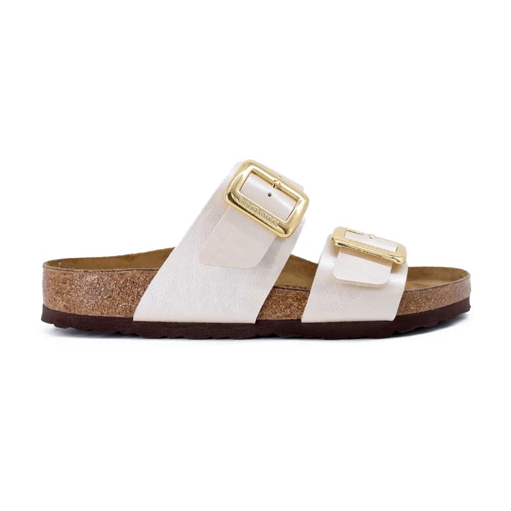 Birkenstock Sydney Cushion Buckle Kadın Terlik Gümüş