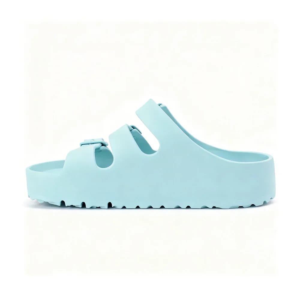 Birkenstock Florida Platform Eva Kadın Terlik Yeşil — Mavi · 1029736 (8/11)