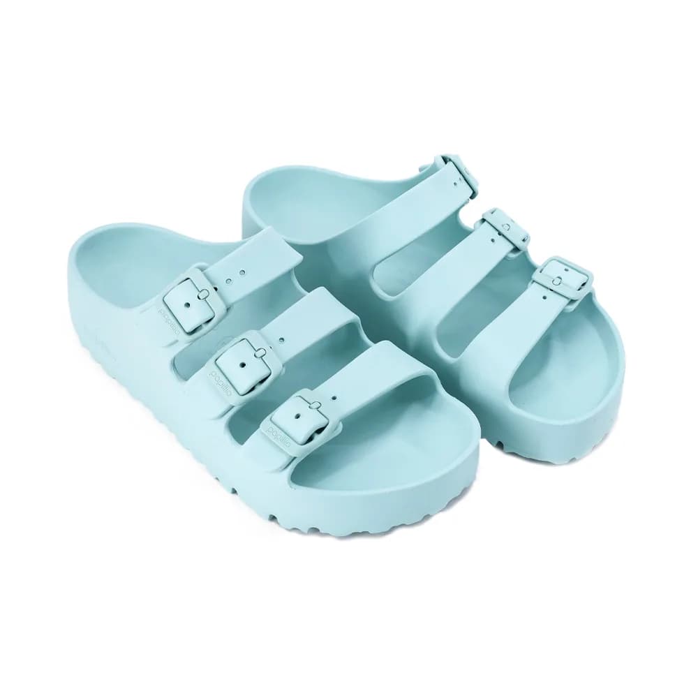 Birkenstock Florida Platform Eva Kadın Terlik Yeşil — Mavi · 1029736 (9/11)