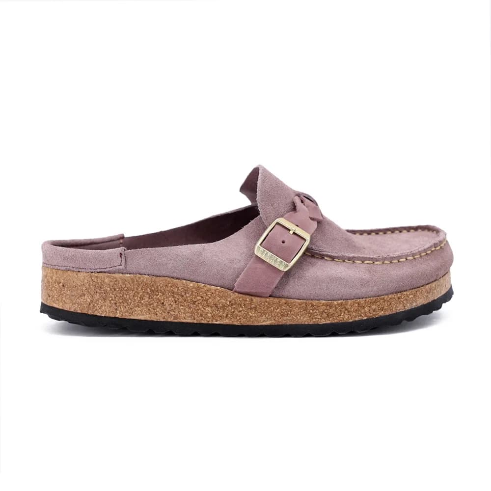 Birkenstock Buckley Braided Kadın Terlik Mor — Çok Renkli