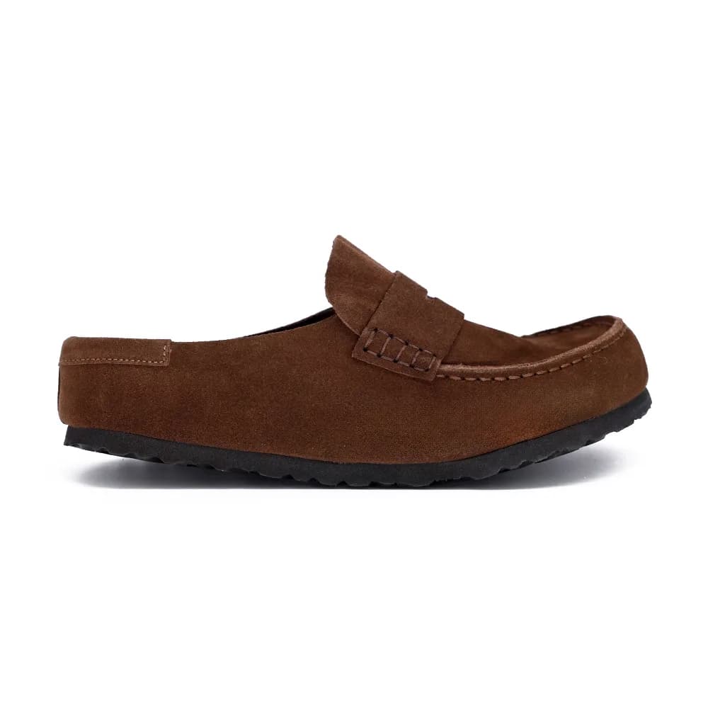 Birkenstock Naples Wrapped Erkek Terlik Kahverengi görsel 1