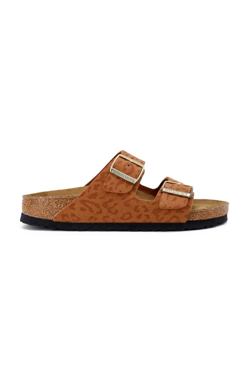 Birkenstock Arizona Bs Unisex Terlik Leopar — Çok Renkli
