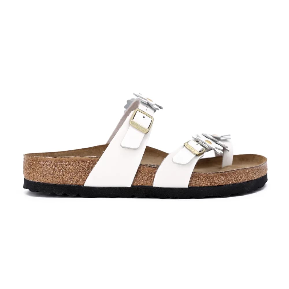 Birkenstock Mayari Flower Embellishment Kadın Terlik Beyaz görsel 1