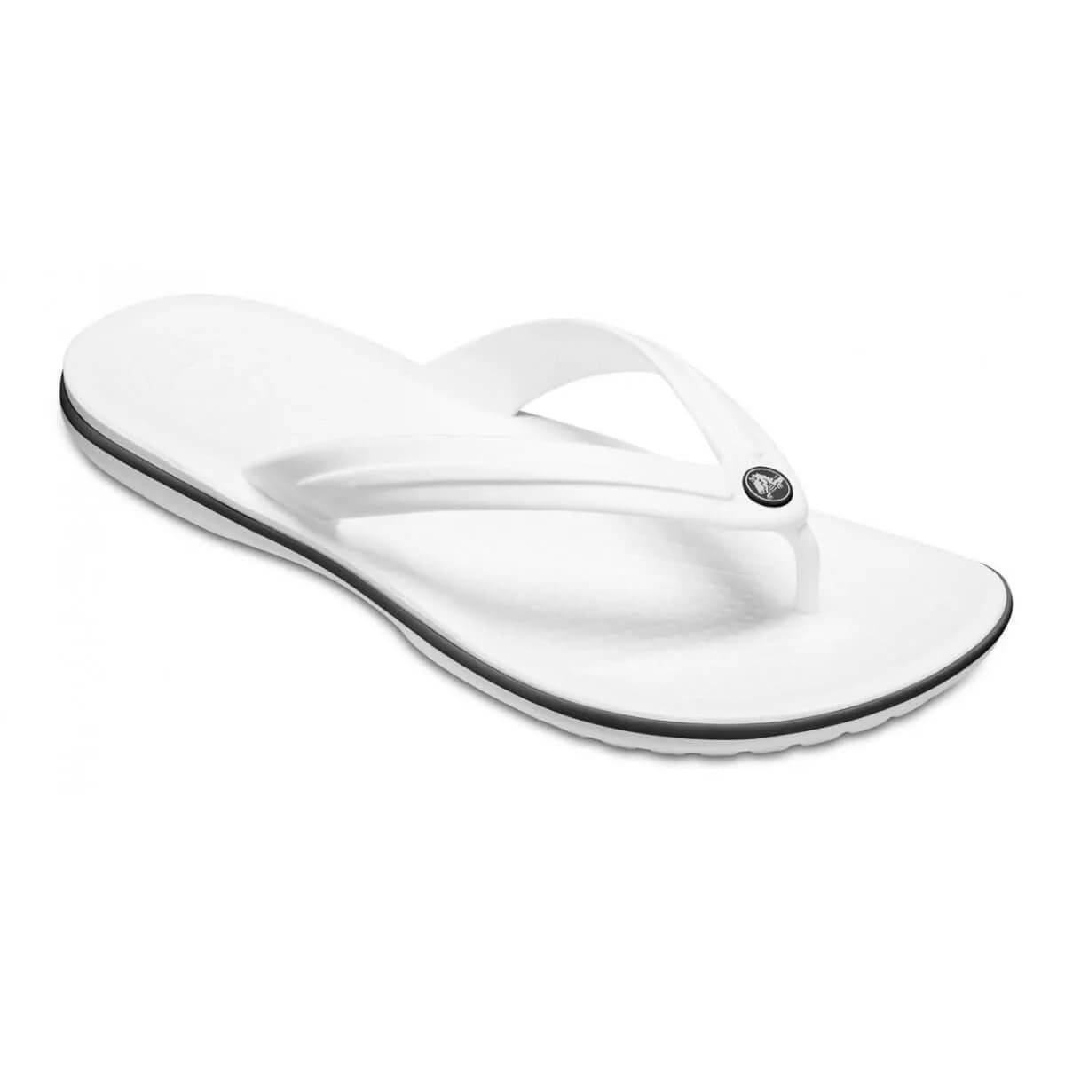 Crocs Crocband Flip Erkek Parmakarası Terlik - Beyaz görsel 1