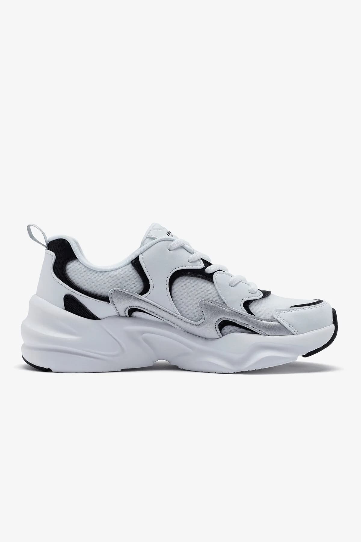 Skechers Kadın Bobs Bamina Ayakkabı Beyaz/siyah/gümüş görsel 1