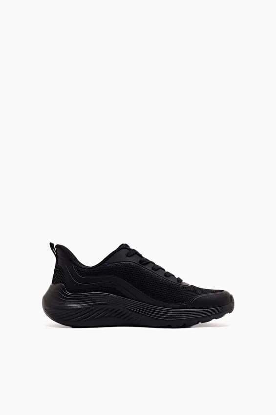 Skechers Kadın Bobs Squad Waves Ayakkabı Siyah