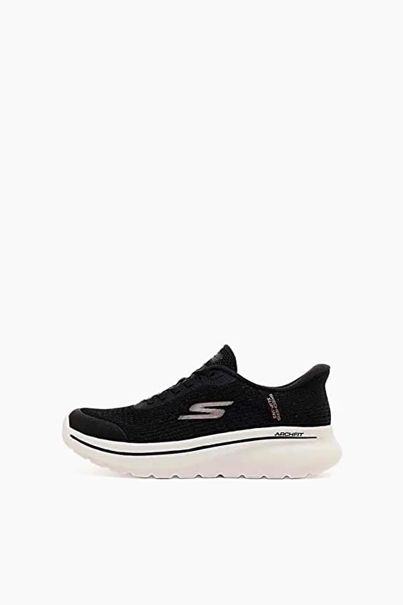Skechers Kadın Go Walk Arch Fit N Joy Slip ins Ayakkabı Siyah/beyaz