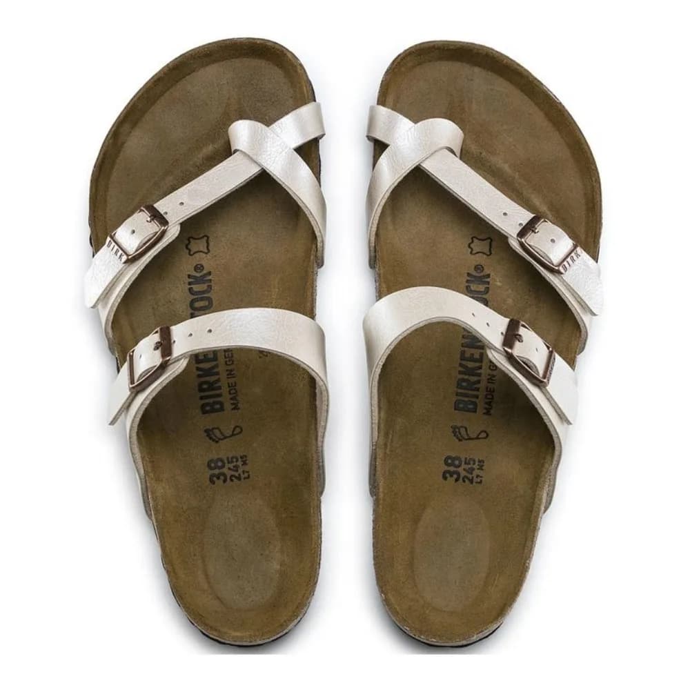 Birkenstock Mayari Bf Kadın Ekru Terlik — Beyaz · 071661 (4/4)