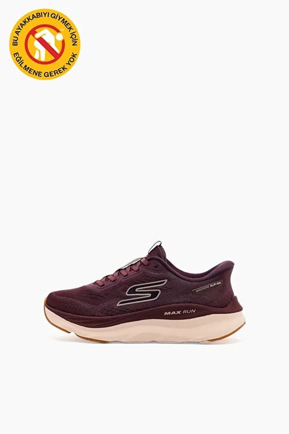Skechers Kadın Max Run Slip ins Ayakkabı Bordo — Çok Renkli (2/8)