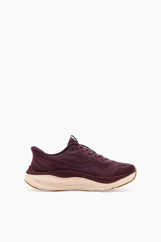 Skechers Kadın Max Run Slip ins Ayakkabı Bordo — Çok Renkli