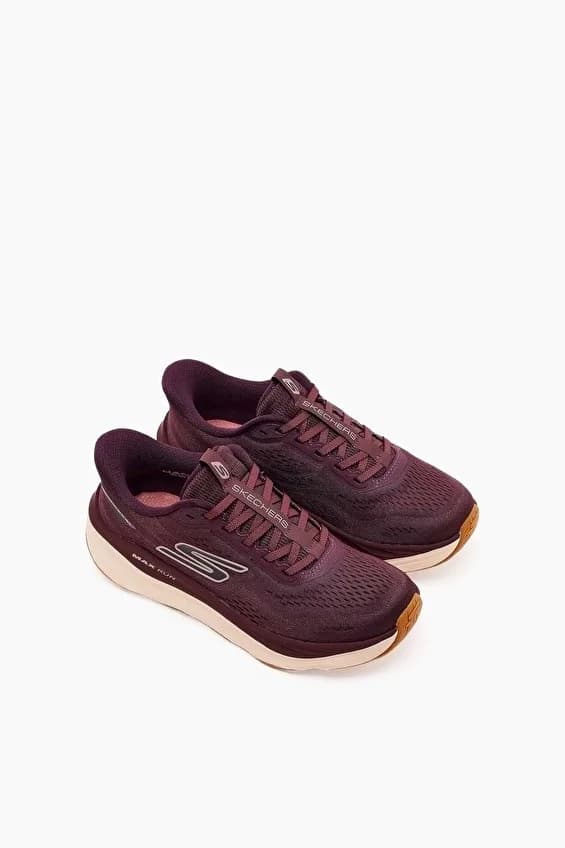 Skechers Kadın Max Run Slip ins Ayakkabı Bordo — Çok Renkli (6/8)